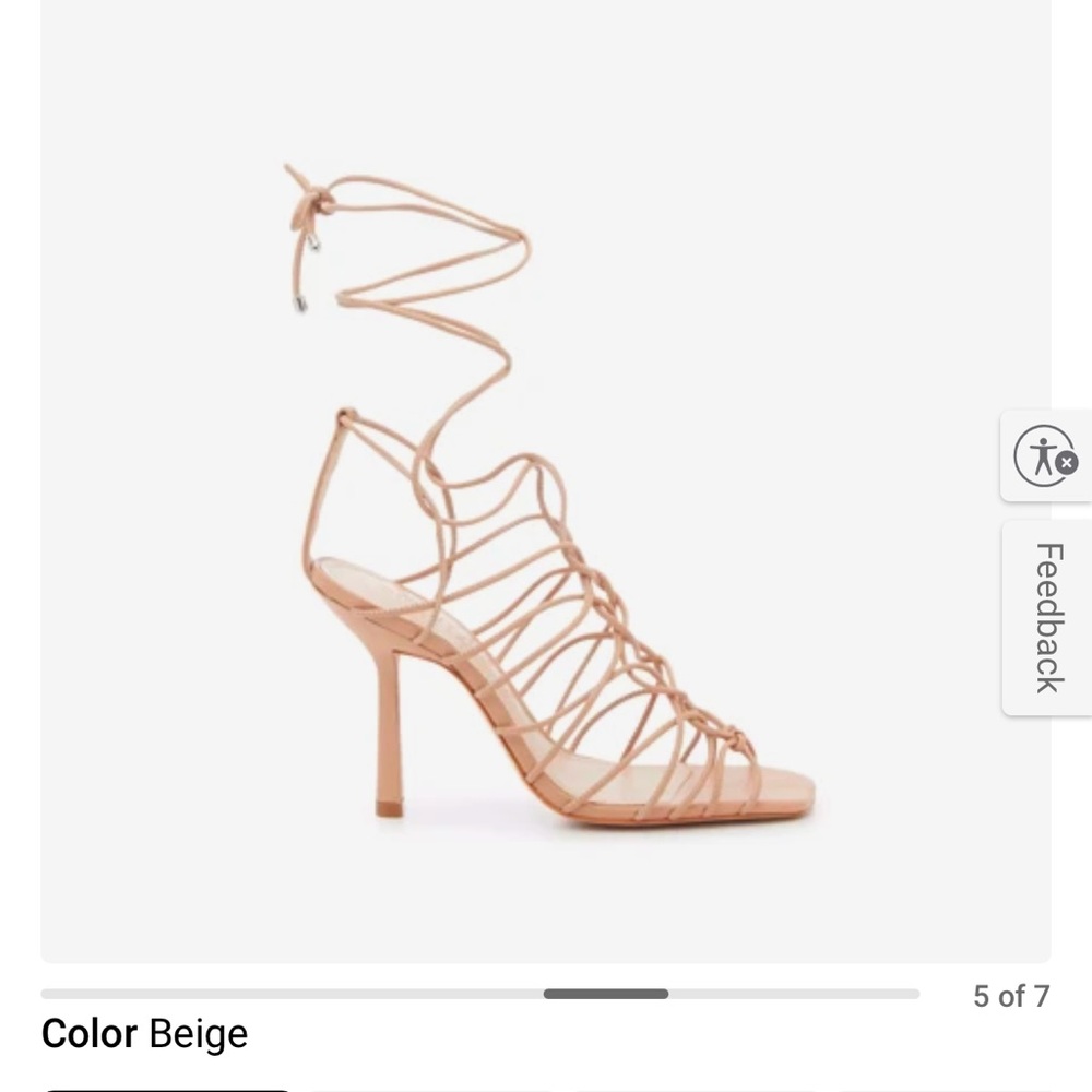 schutz heyde strapped heeled sandals in sweet rose. worn once.